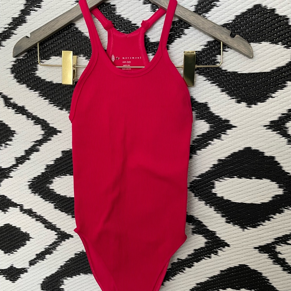 NWOT Free People Happiness Runs Bodysuit
